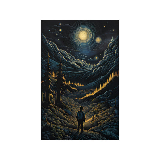 Mystic Moonlight - Vertical Matte Posters