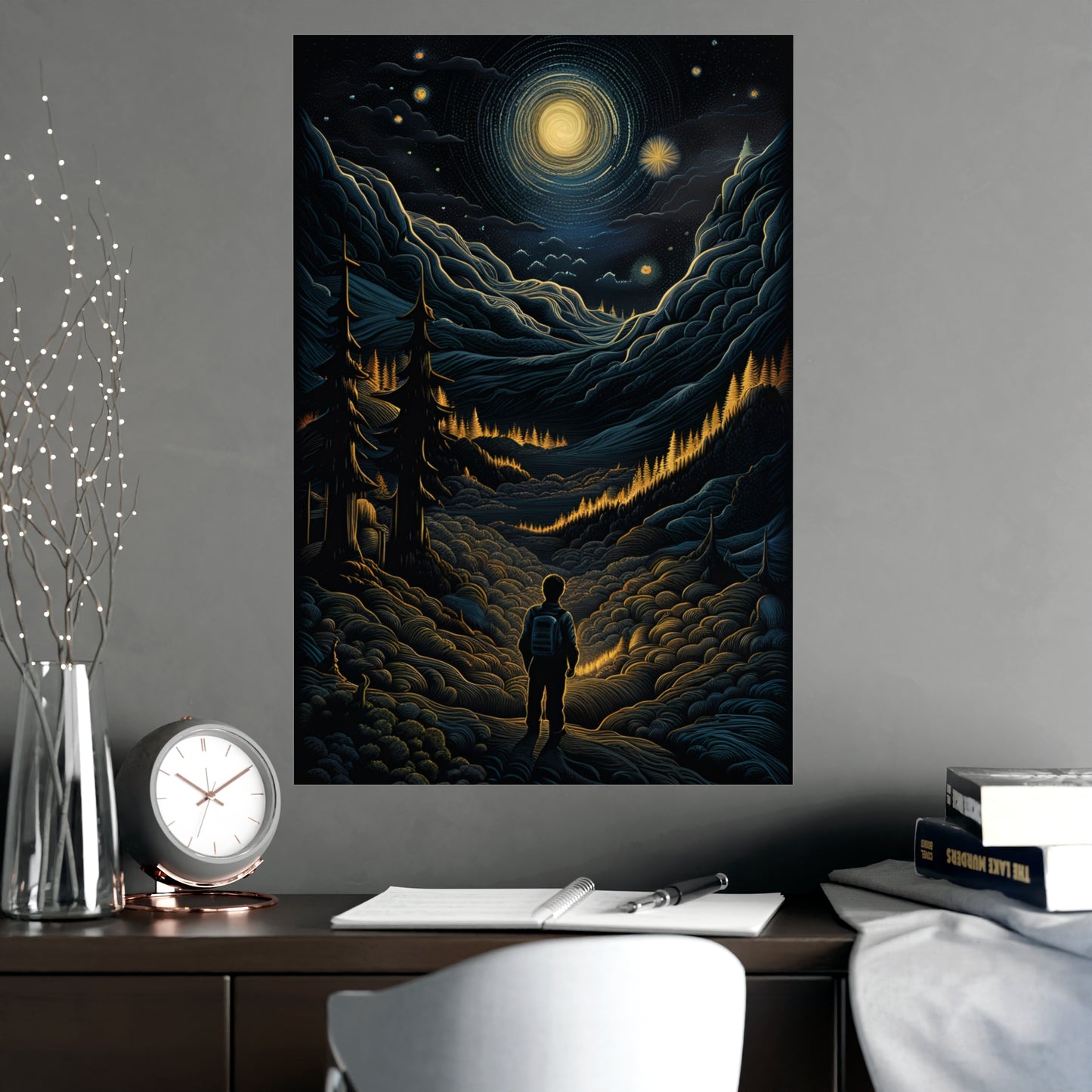 Mystic Moonlight - Vertical Matte Posters