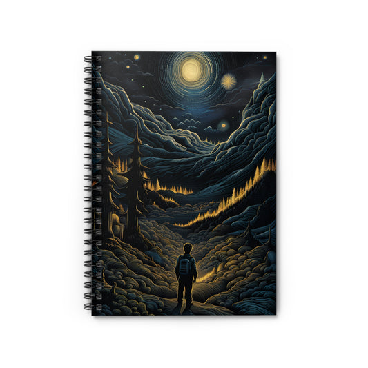 Mystic Moonlight - Spiral Notebook - Ruled Line