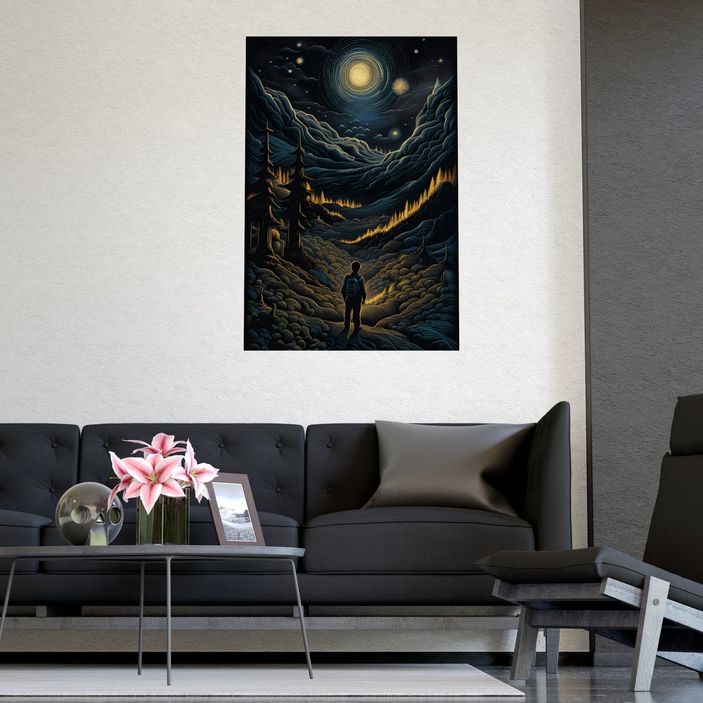 Mystic Moonlight - Vertical Matte Posters