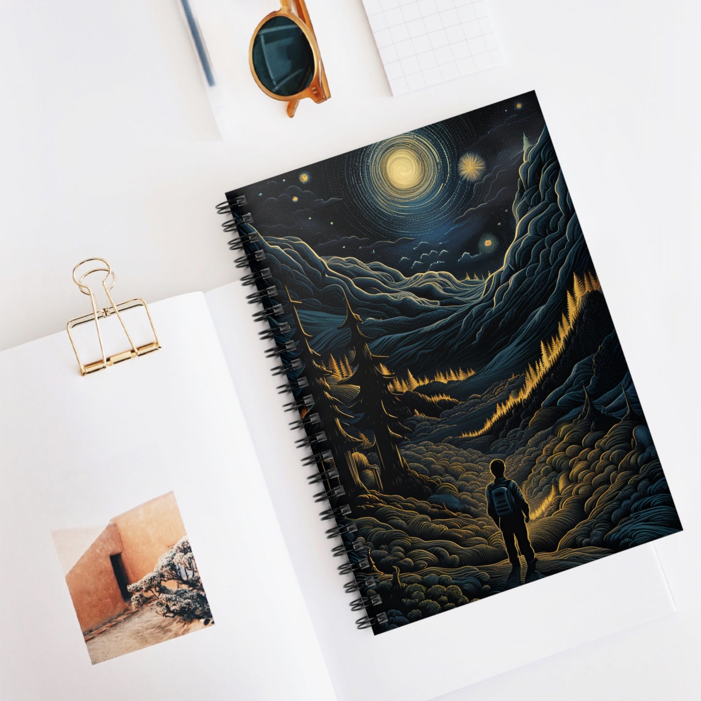 Mystic Moonlight - Spiral Notebook - Ruled Line