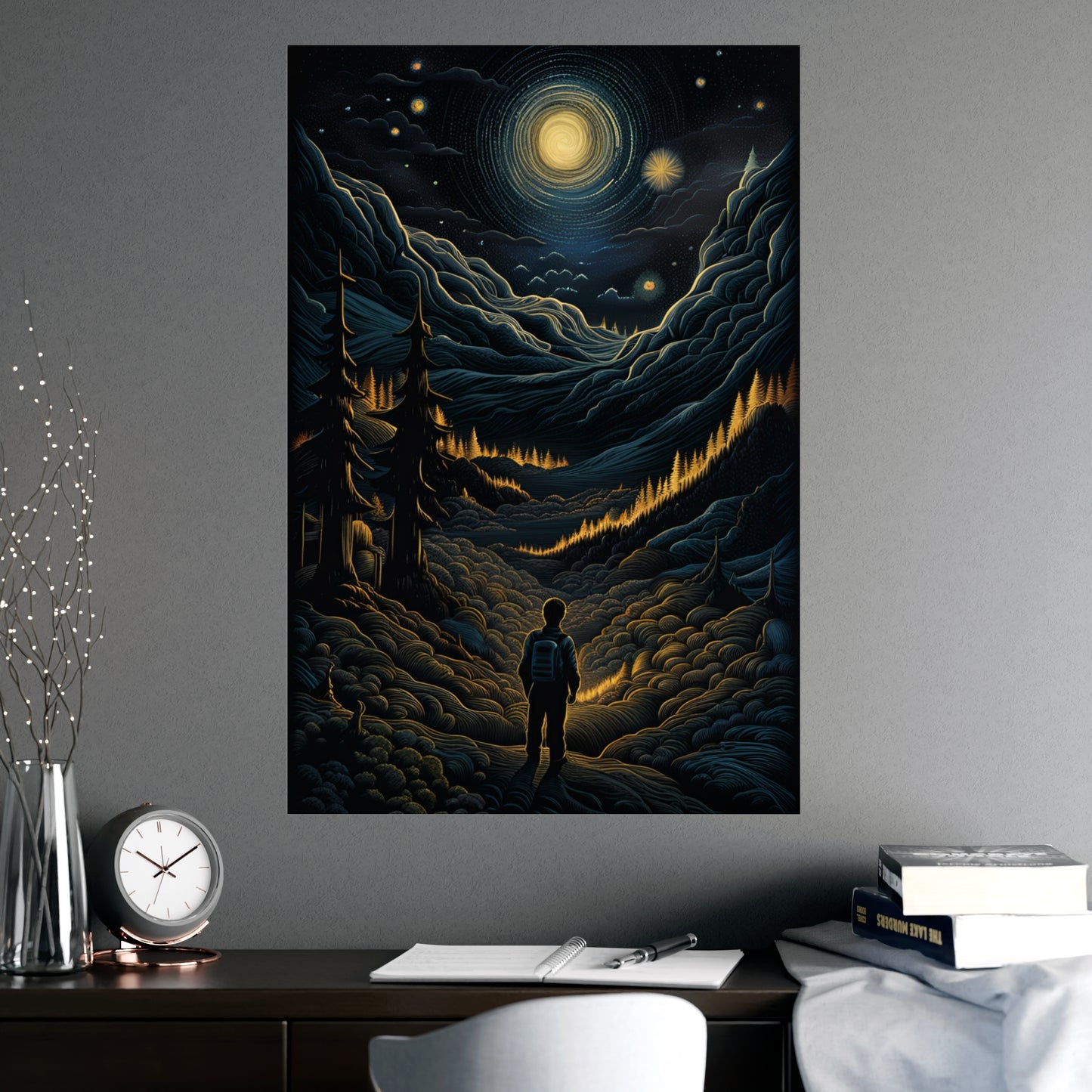 Mystic Moonlight - Vertical Matte Posters