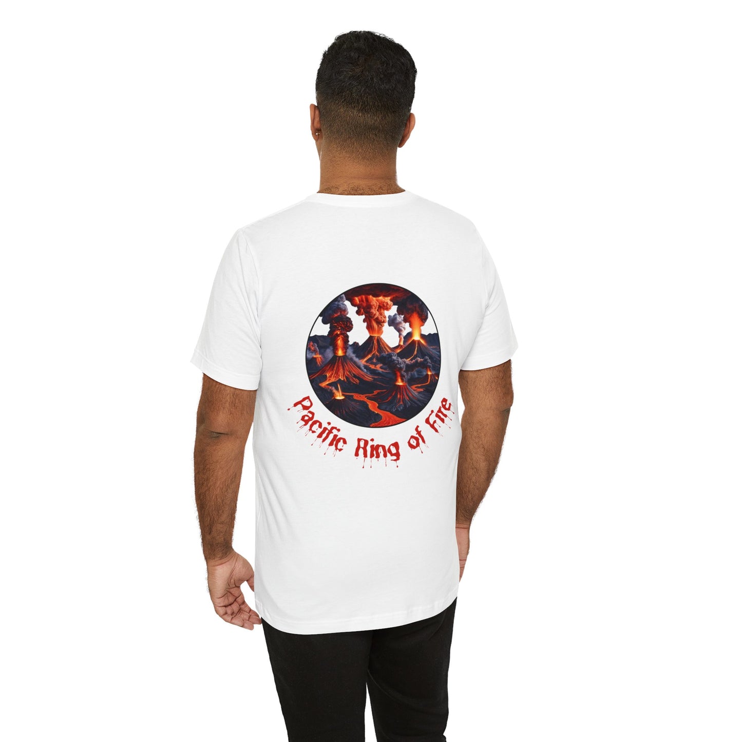 Pacific Ring of Fire - Unisex Jersey Short Sleeve Tee