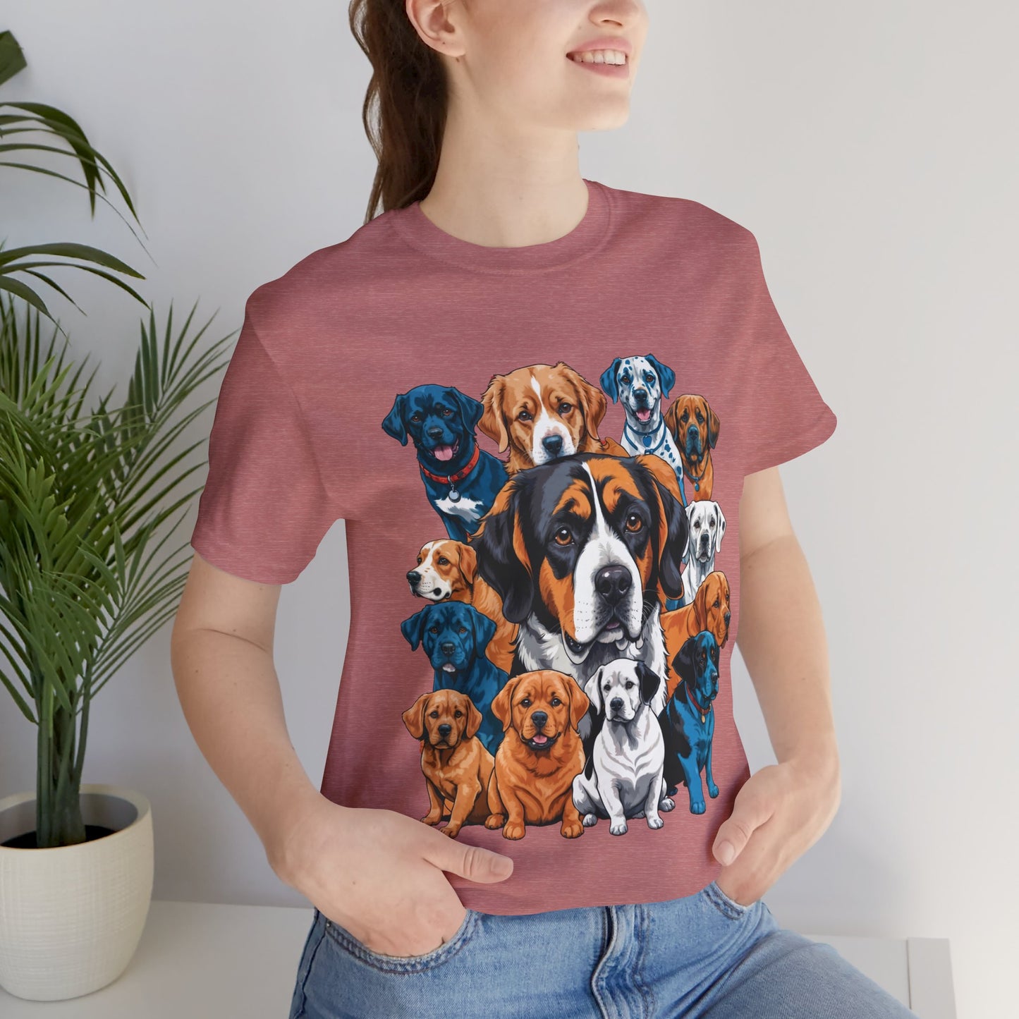 Dog Lovers - Unisex Jersey Short Sleeve Tee