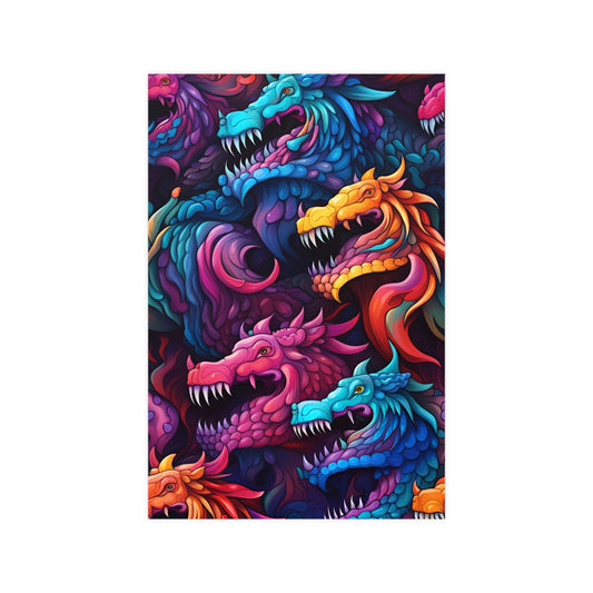 Dragon Symphony - Vertical Matte Posters