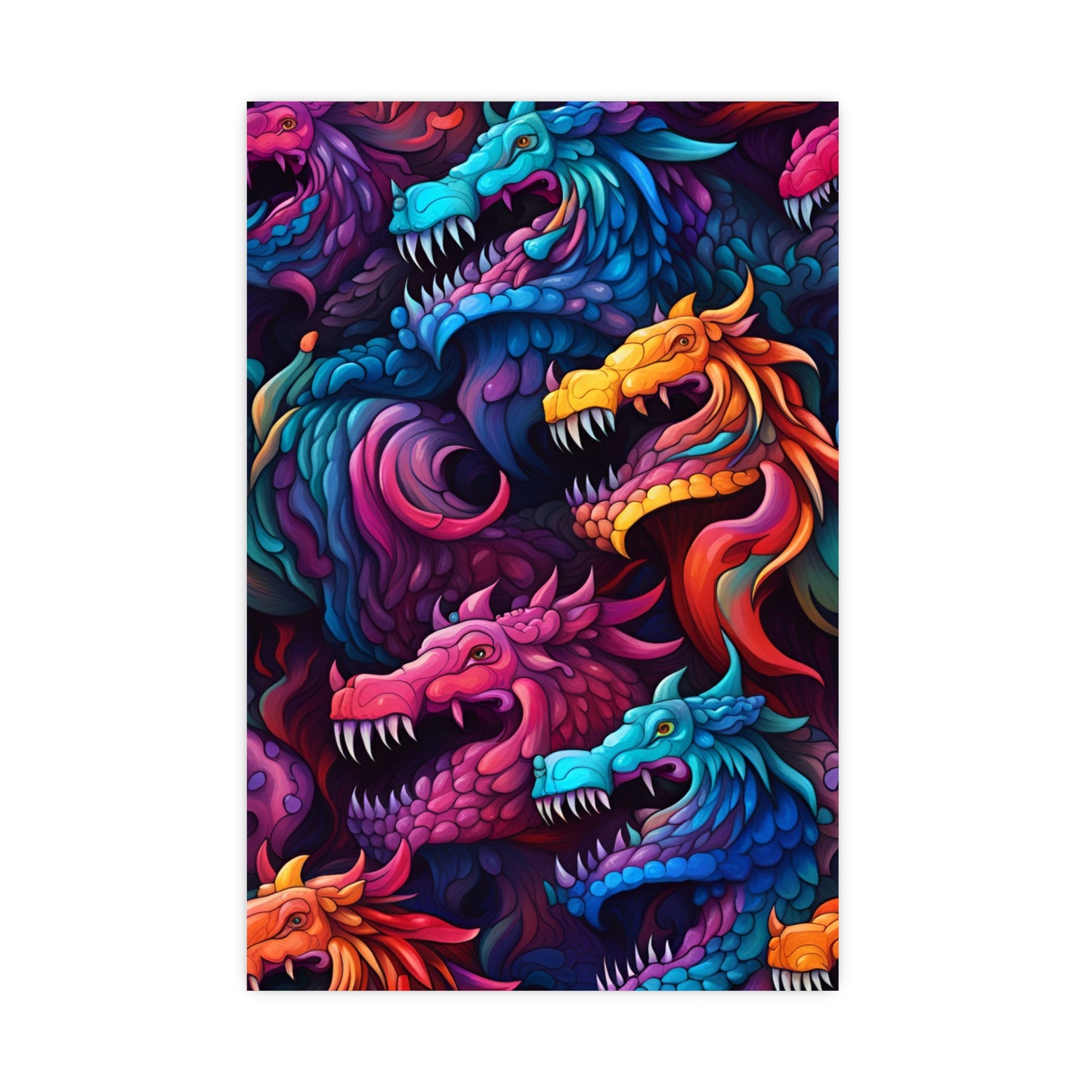 Dragon Symphony - Vertical Matte Posters