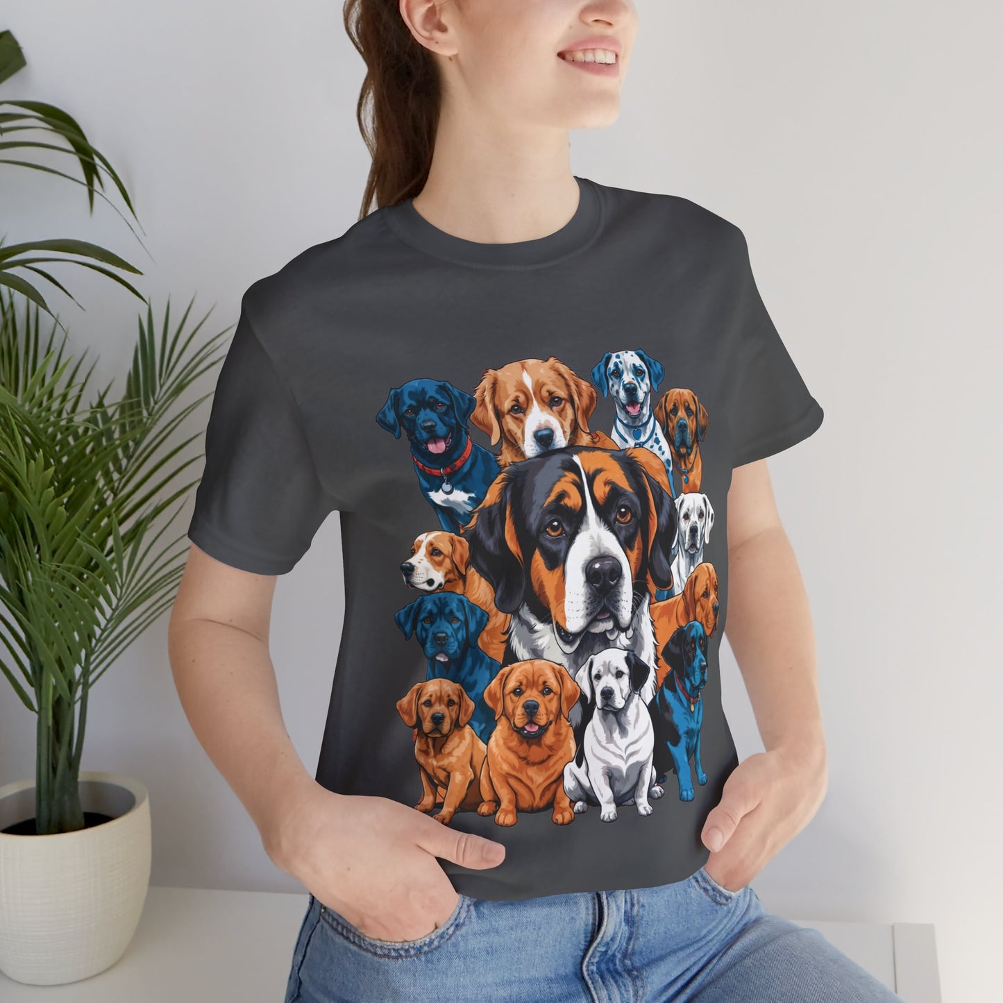 Dog Lovers - Unisex Jersey Short Sleeve Tee