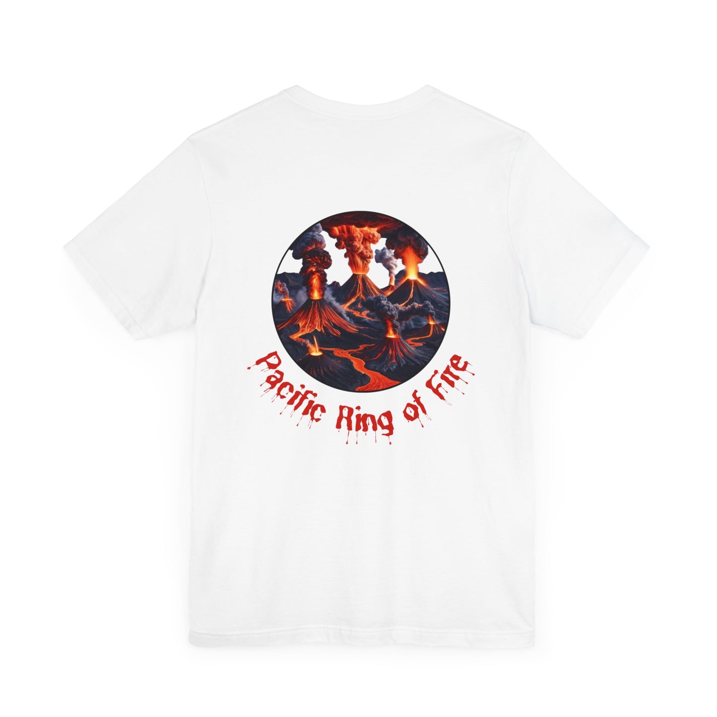 Pacific Ring of Fire - Unisex Jersey Short Sleeve Tee