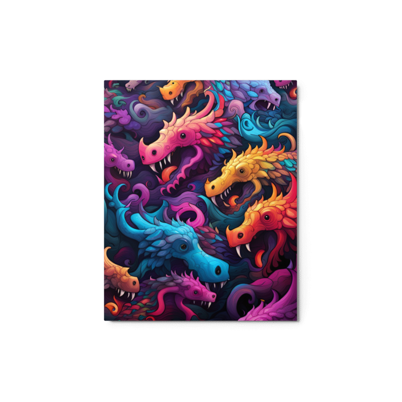 Dragon Symphony - Metal prints 8x10 in