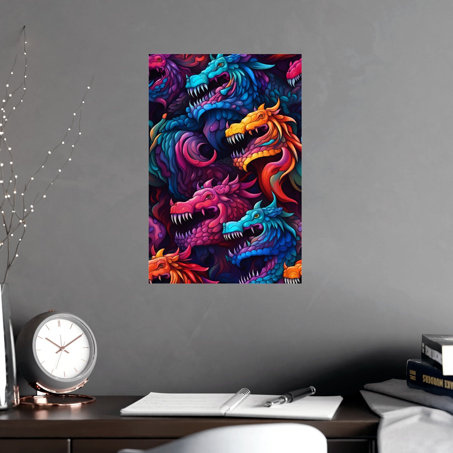 Dragon Symphony - Vertical Matte Posters