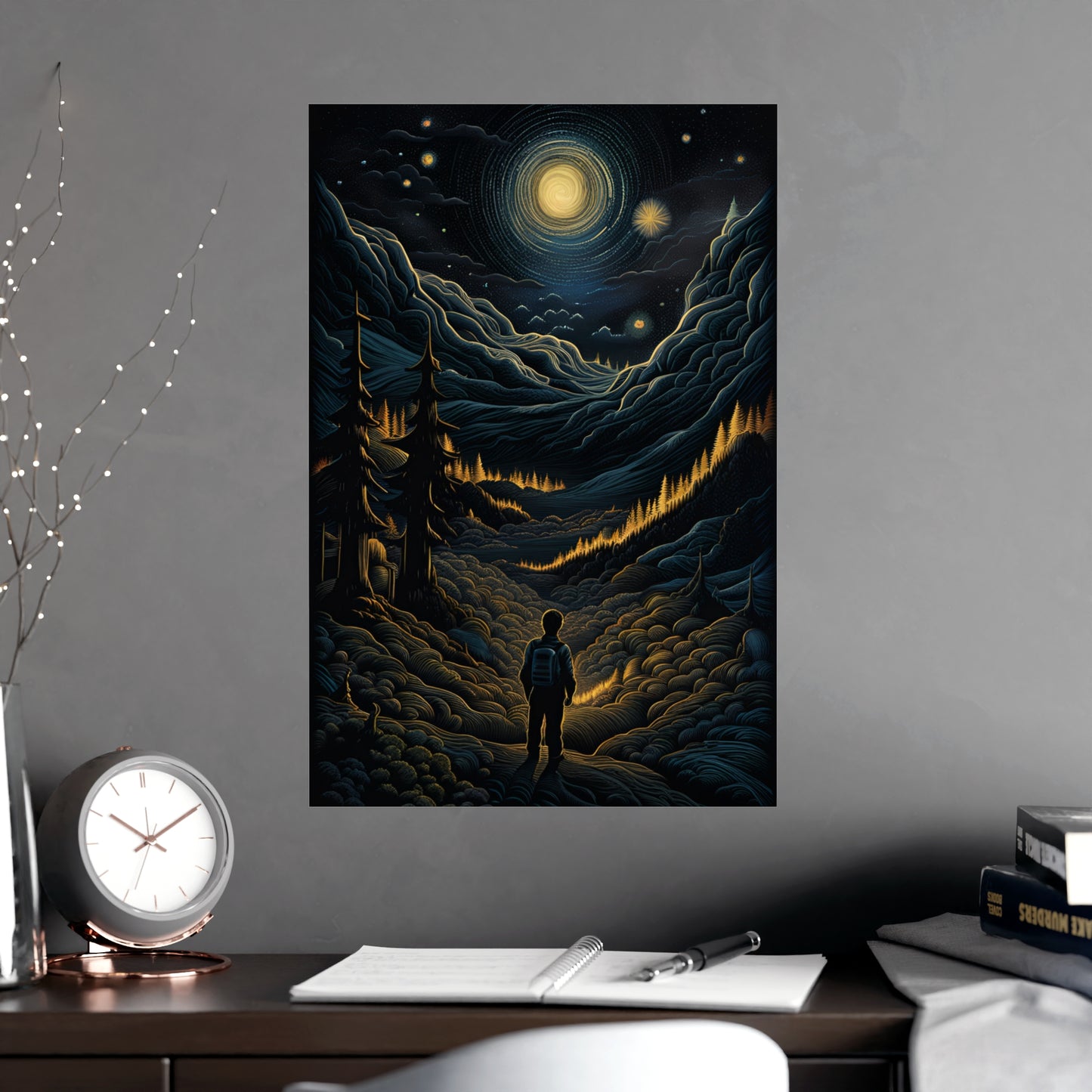 Mystic Moonlight - Vertical Matte Posters