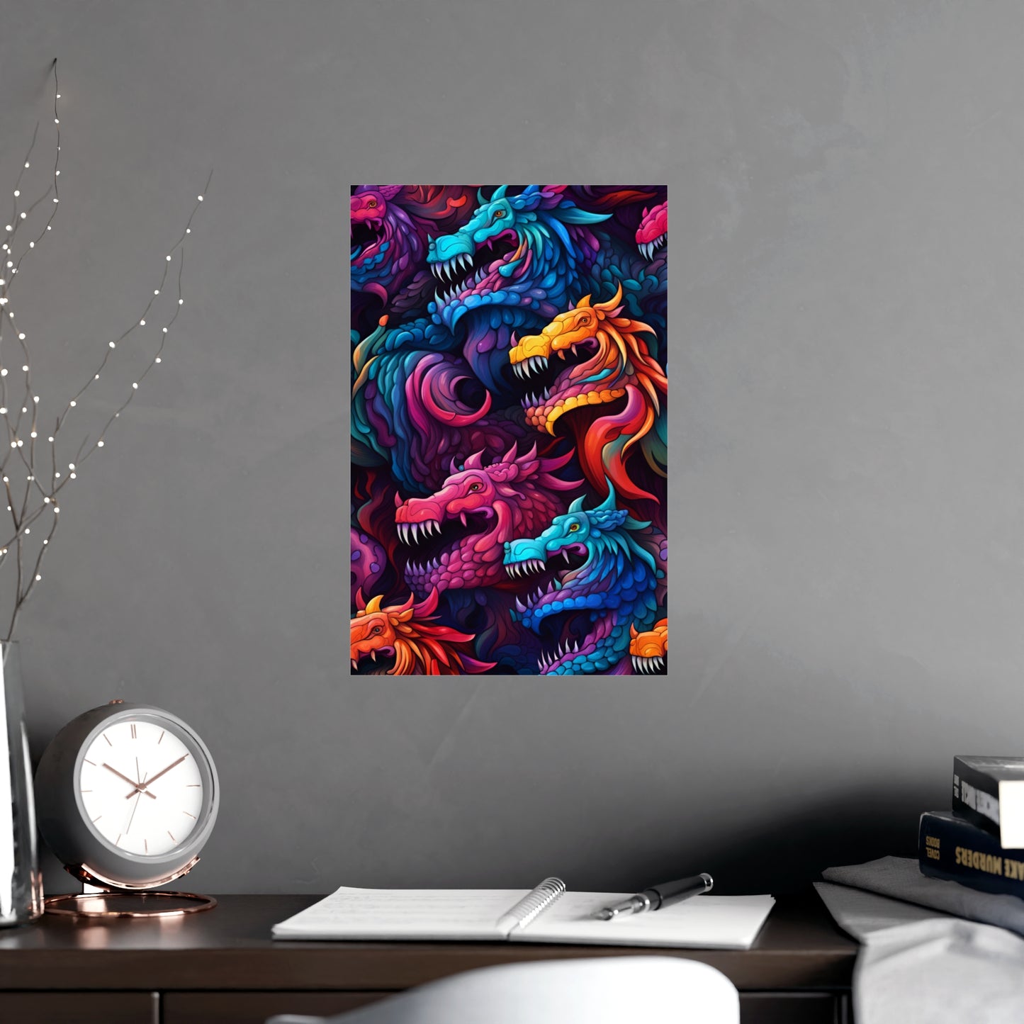 Dragon Symphony - Vertical Matte Posters