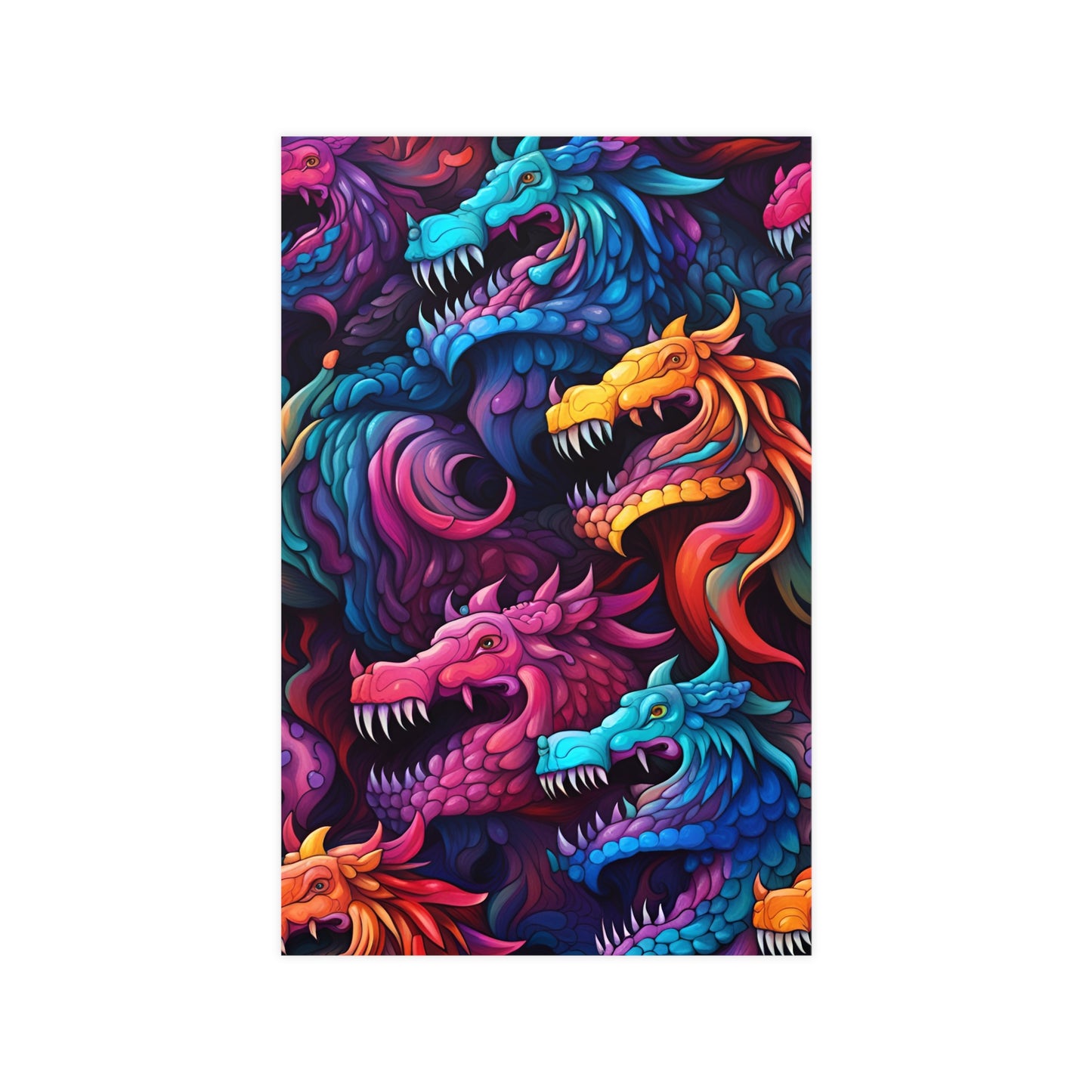 Dragon Symphony - Vertical Matte Posters