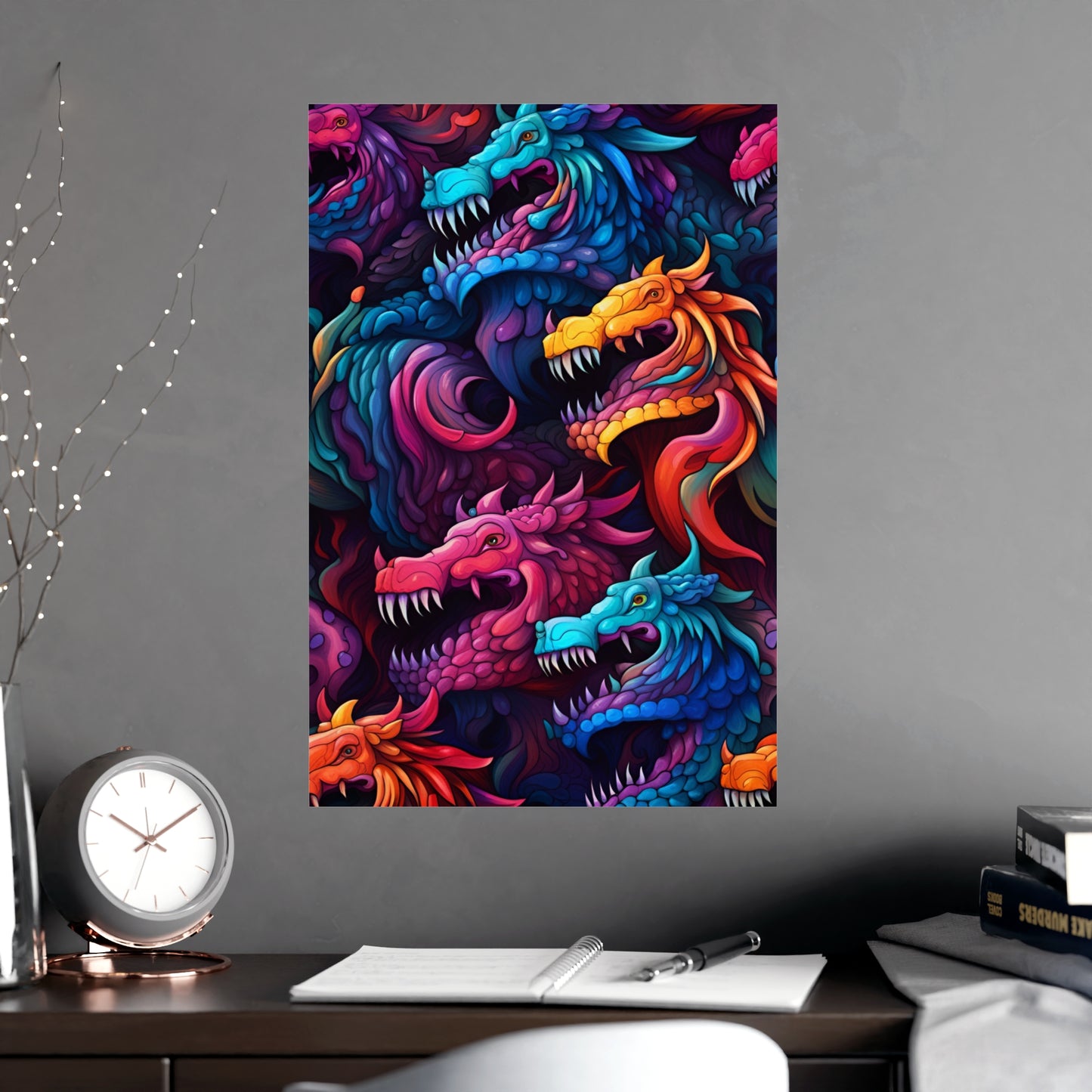 Dragon Symphony - Vertical Matte Posters