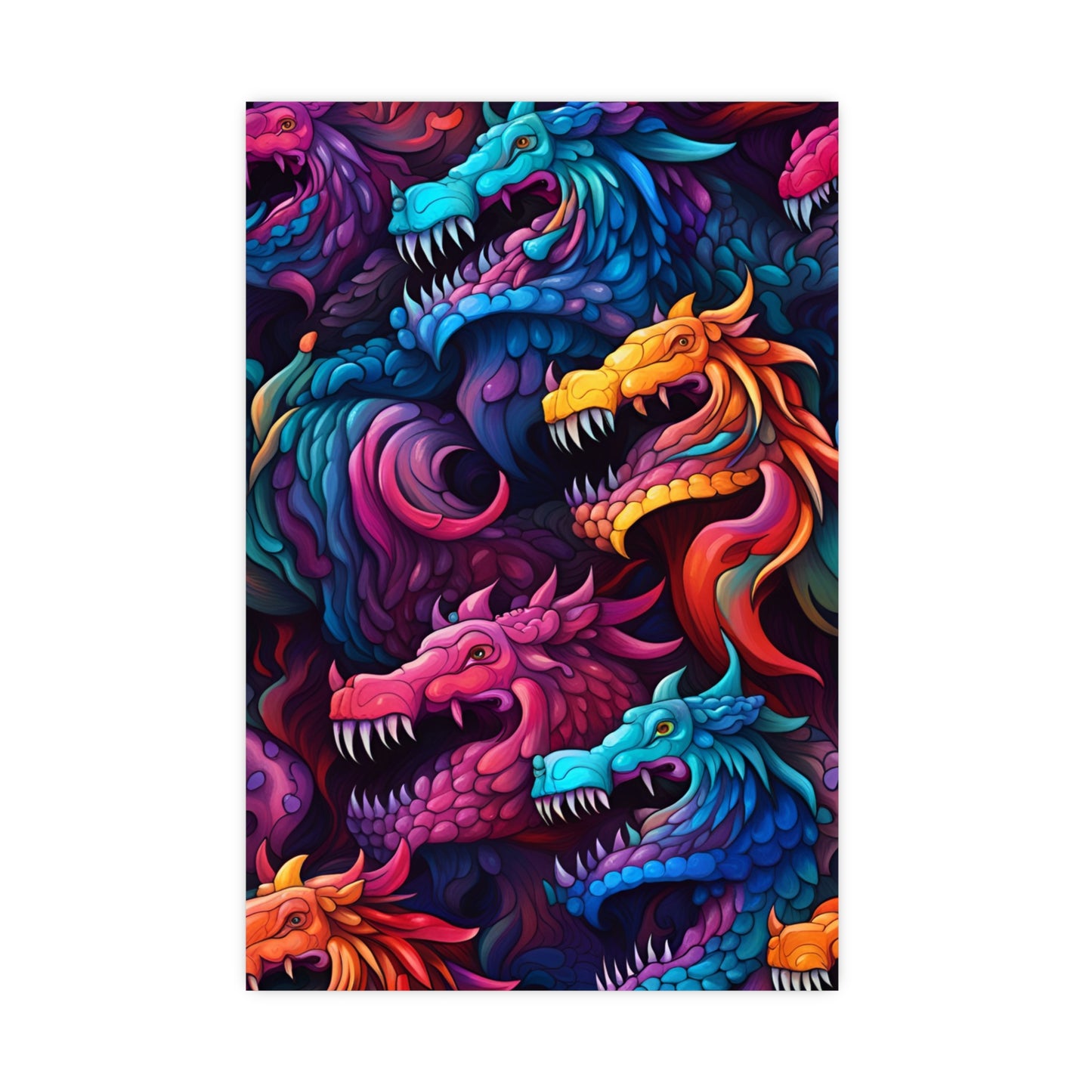 Dragon Symphony - Vertical Matte Posters