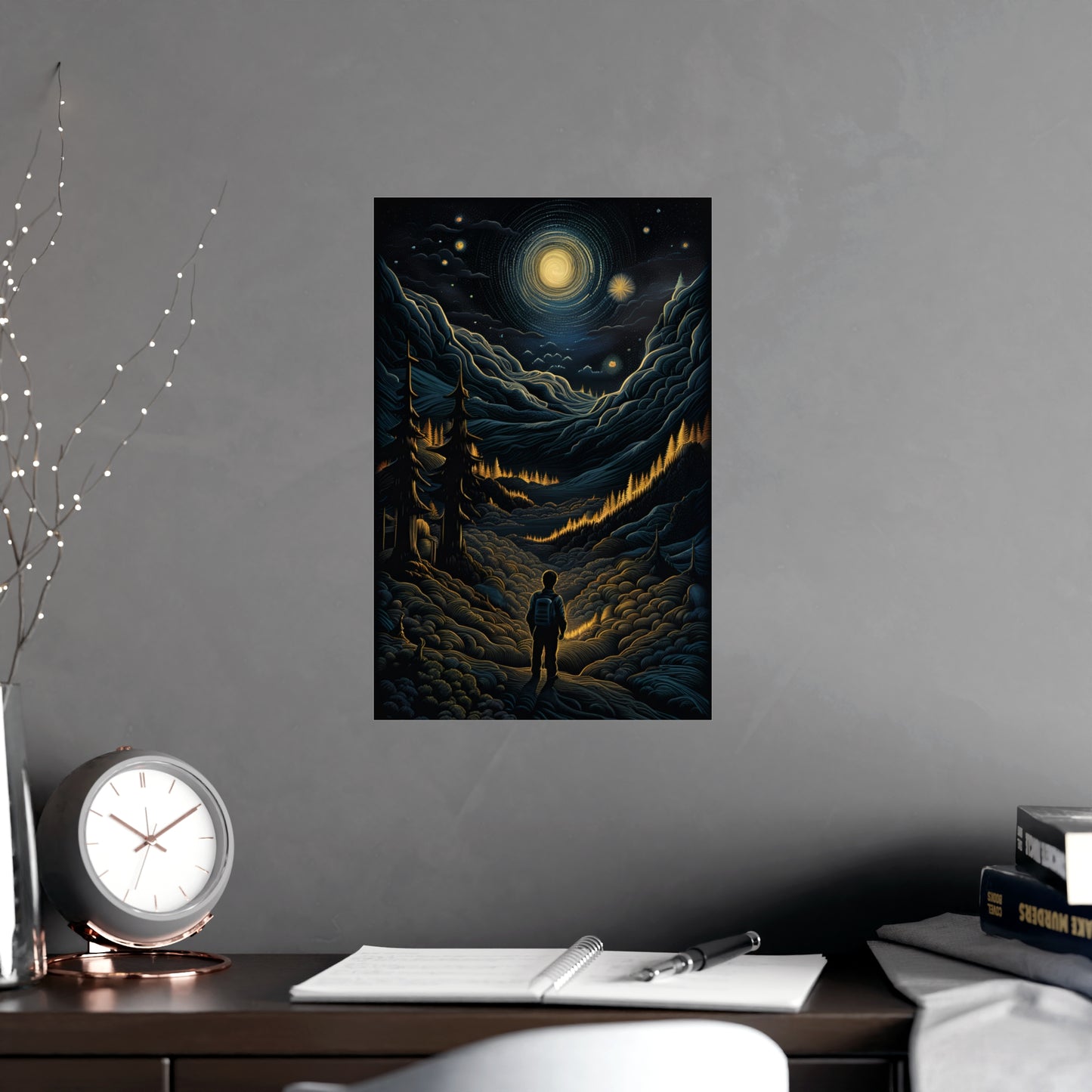 Mystic Moonlight - Vertical Matte Posters