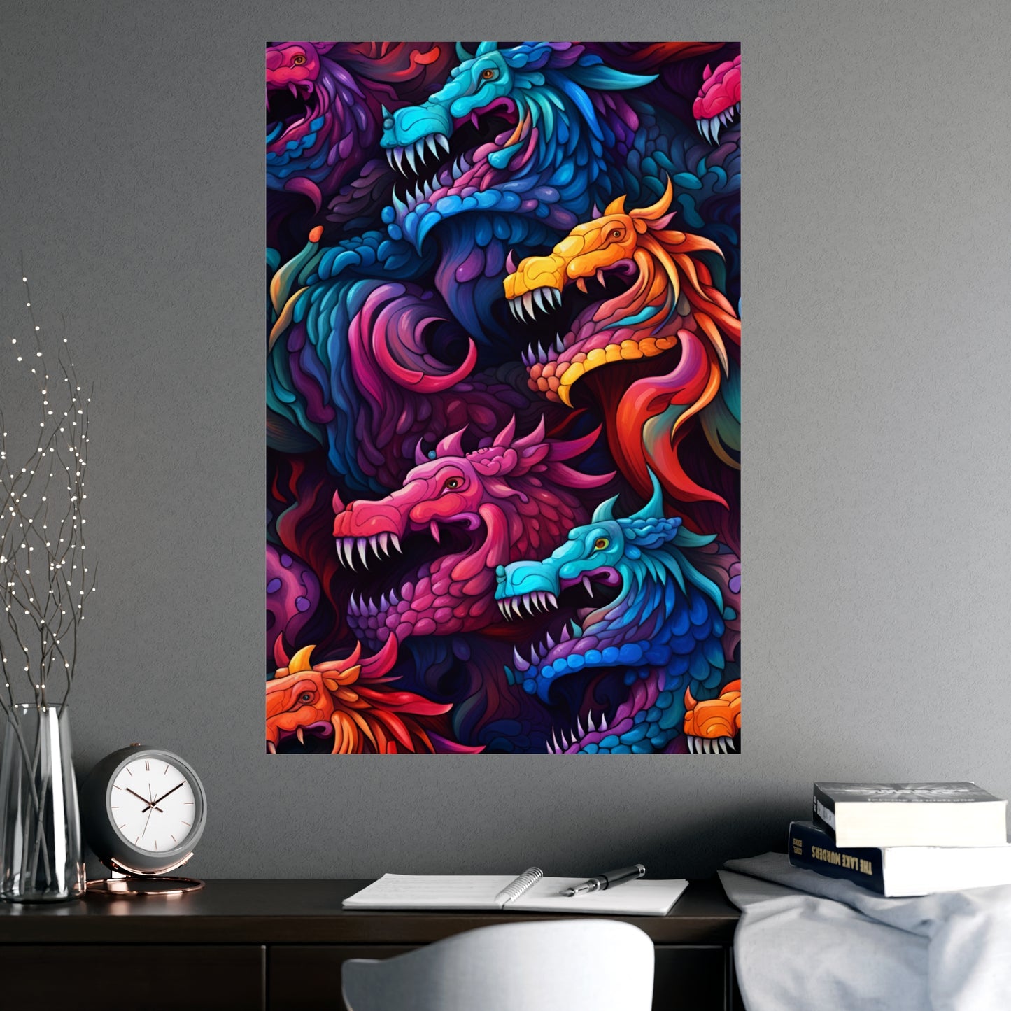 Dragon Symphony - Vertical Matte Posters