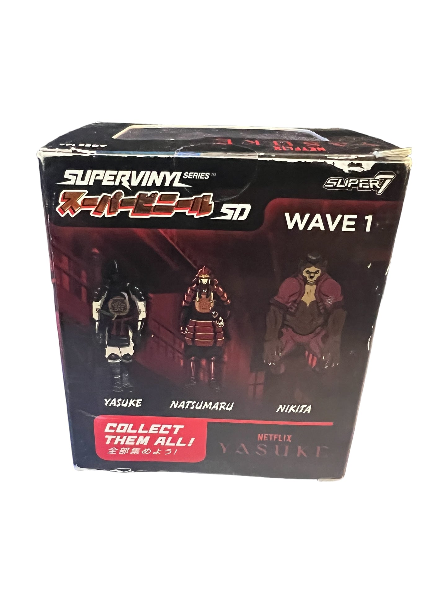 Super 7 Super7 Netflix Anime Yasuke Supervinyl Action Figure (Natsumaru 3 inches), 81411