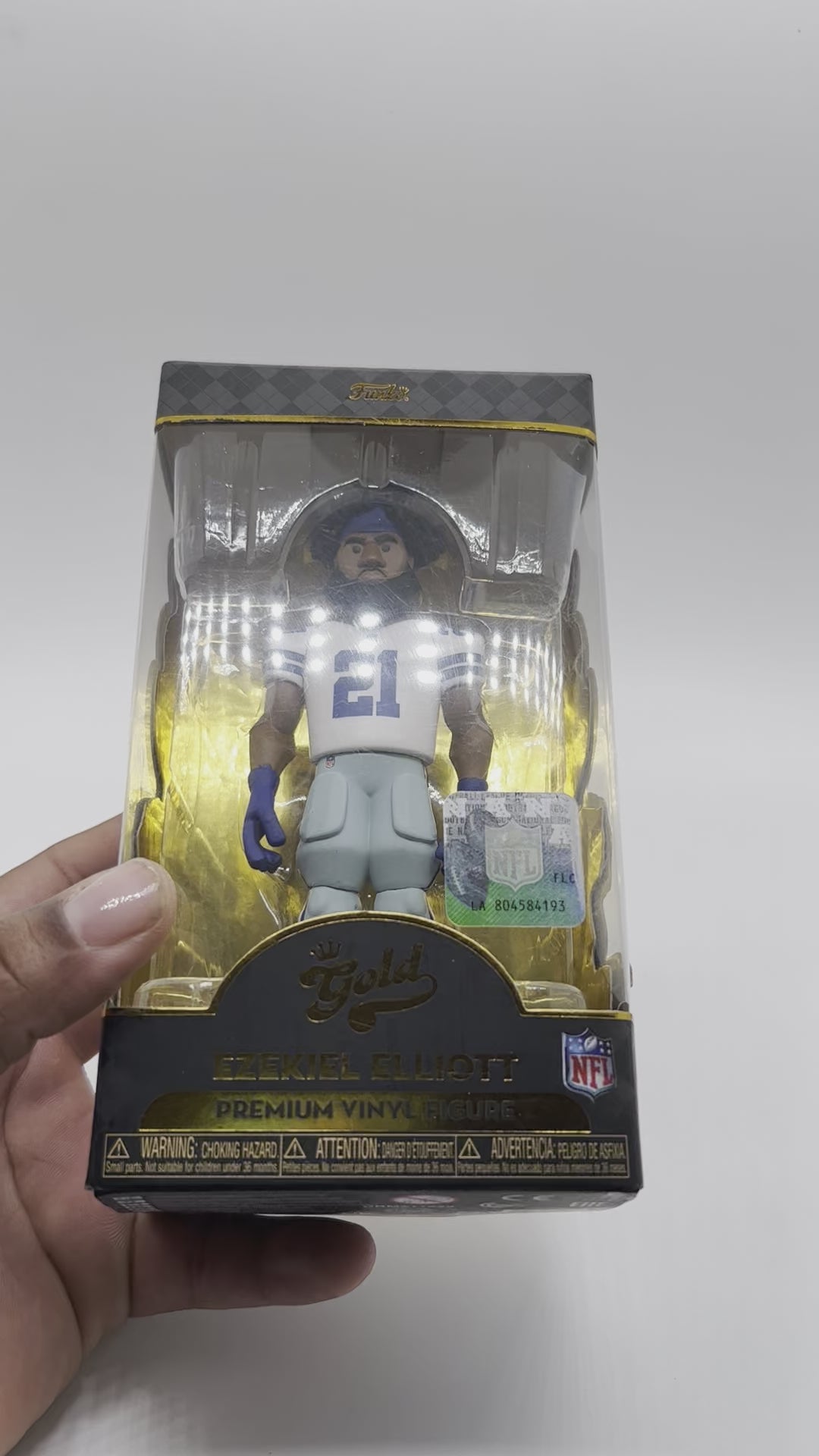 Funko NFL Dallas Cowboys GOLD Ezekiel Elliott 5 Vinyl Figure 21