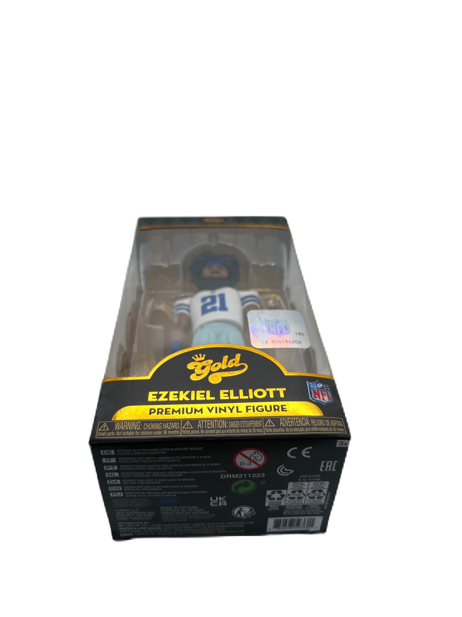 Funko Gold Premium Vinyl Figure - NFL W1 - EZEKIEL ELLIOT (Blue